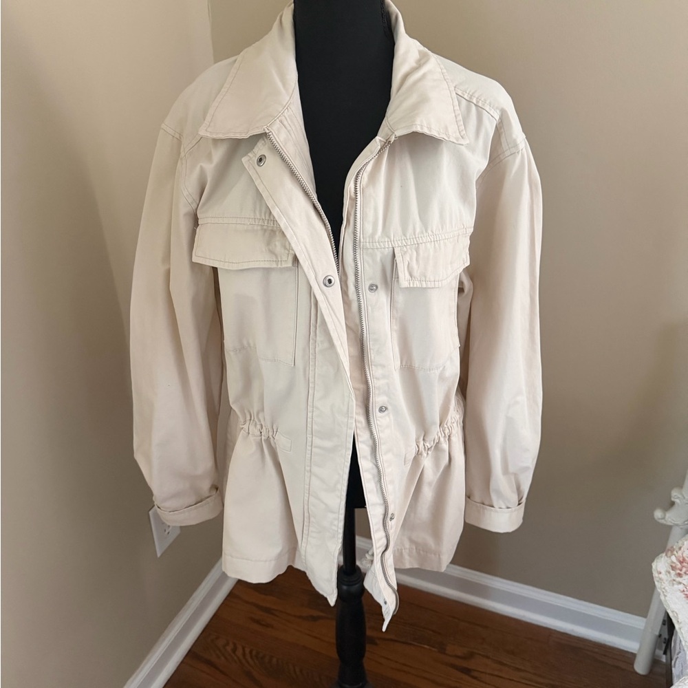 Old Navy Beige Utility Jacket